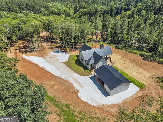 795 E Jones Chapel Rd, Danielsville, GA 30633 - view of subject property featuring a heavily wooded area