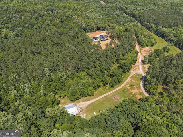 795 E Jones Chapel Rd, Danielsville, GA 30633 - aerial view of property's location with a forest