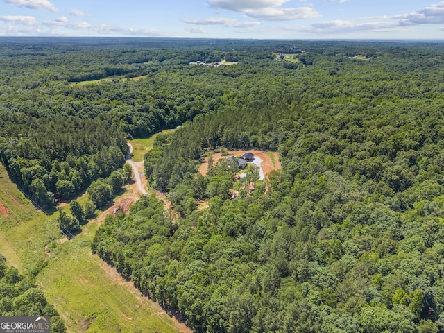 795 E Jones Chapel Rd, Danielsville, GA 30633 - drone / aerial view of a heavily wooded area