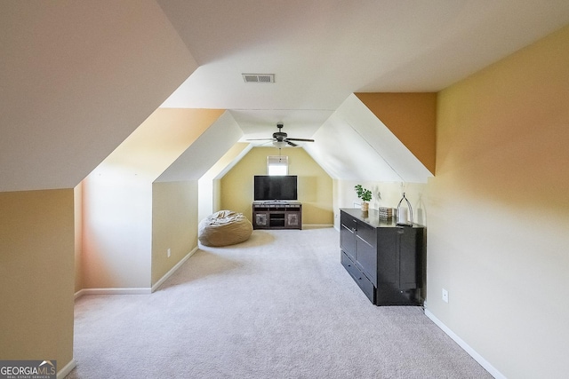 168 Observation Pt, Dallas, GA 30132 - bonus room with carpet flooring, lofted ceiling, ceiling fan, and baseboards