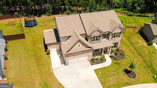 282 Brant Cir, Jefferson, GA 30549 - aerial view of property and surrounding area