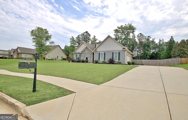 234 Thyme Leaf Way, Locust Grove, GA 30248 - craftsman-style home featuring board and batten siding, driveway, and a garage