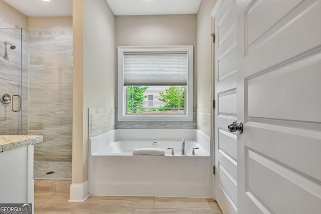 234 Thyme Leaf Way, Locust Grove, GA 30248 - full bath with a stall shower and a garden tub