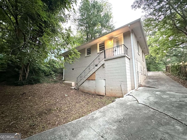 2239 Nelms Dr SW, Atlanta, GA 30315 - view of front of home featuring stairs and driveway