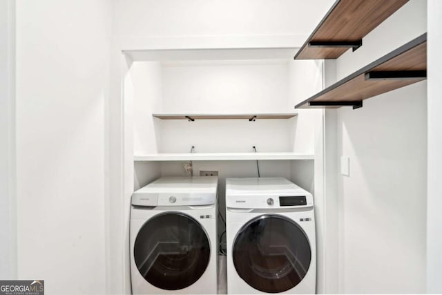 1815 Coventry Rd, Decatur, GA 30030 - washroom featuring washing machine and dryer