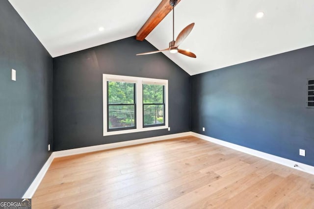 1815 Coventry Rd, Decatur, GA 30030 - spare room featuring ceiling fan, wood finished floors, baseboards, and recessed lighting