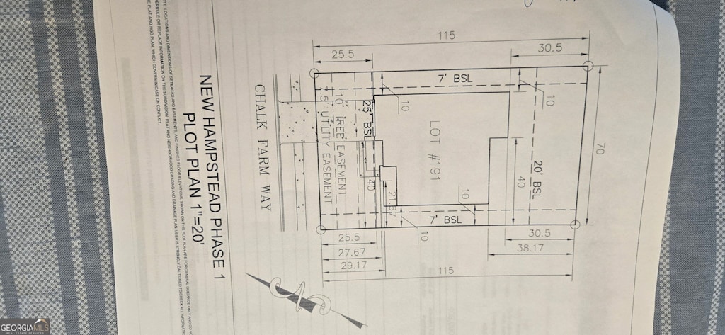 120 Chalk Farm Way, Bloomingdale, GA 31302 - survey map / technical document