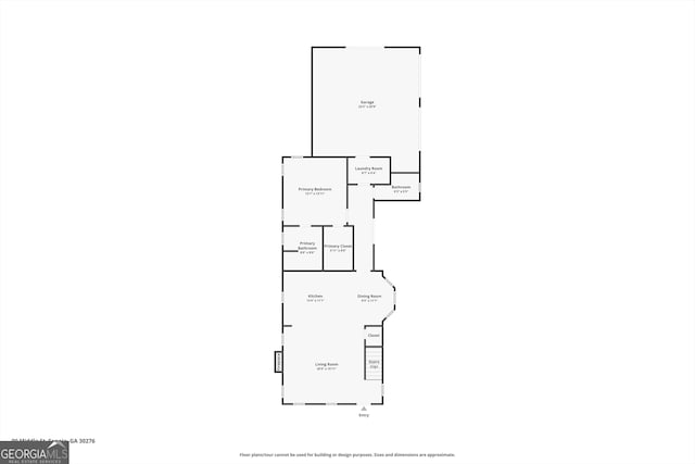 90 Middle St, Senoia, GA 30276 - room layout