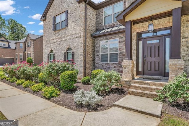 271 Learwood, Atlanta, GA 30349 - view of exterior entry featuring brick siding