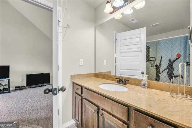 271 Learwood, Atlanta, GA 30349 - full bath with vanity and tiled shower