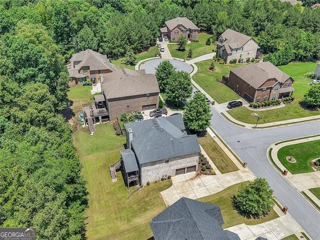 271 Learwood, Atlanta, GA 30349 - aerial view of residential area with a forest