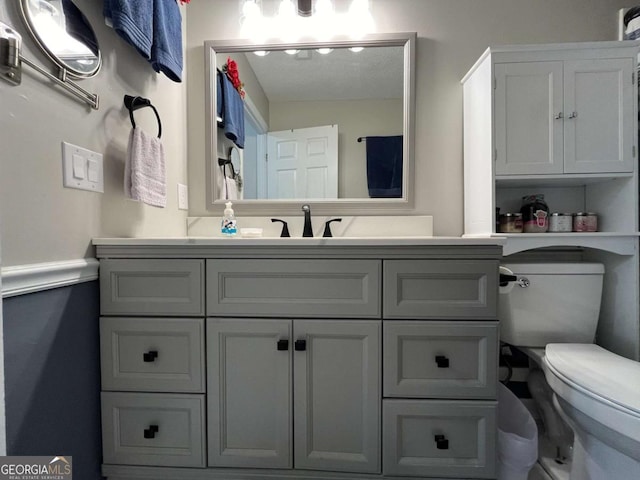 43 Fabian Ln, Hinesville, GA 31313 - bathroom featuring toilet and vanity