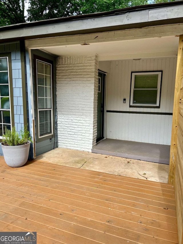 6072 Holiday Blvd, Forest Park, GA 30297 - view of wooden deck