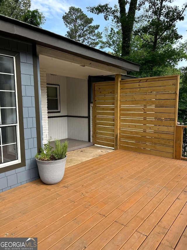 6072 Holiday Blvd, Forest Park, GA 30297 - view of deck