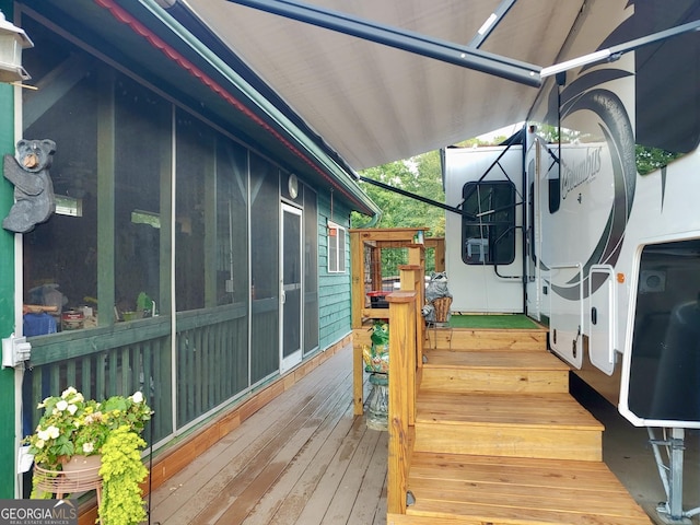 16 Dutchman Way, Cleveland, GA 30528 - view of wooden deck