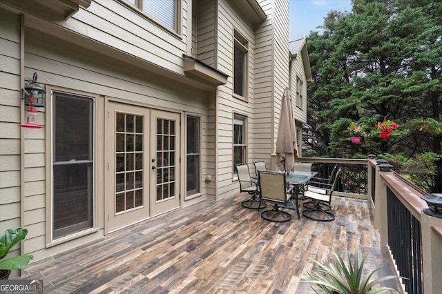 161 Highgrove Dr, Suwanee, GA 30024 - deck featuring outdoor dining area