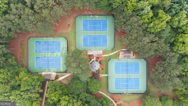 161 Highgrove Dr, Suwanee, GA 30024 - drone / aerial view