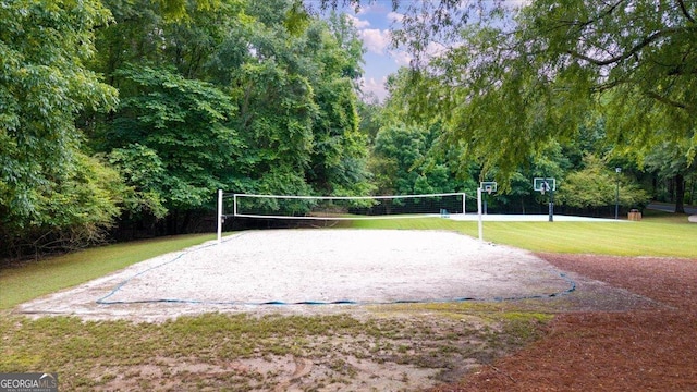 161 Highgrove Dr, Suwanee, GA 30024 - view of community with a yard and volleyball court