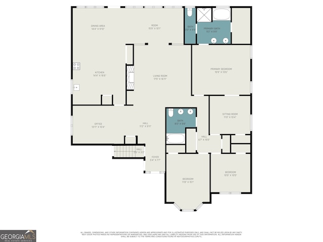 1108 The By Way, Mcdonough, GA 30252 - property floor plan