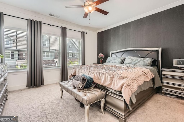 2543 Oakbourne Ln Unit 14, Smyrna, GA 30080 - carpeted bedroom featuring baseboards and ceiling fan