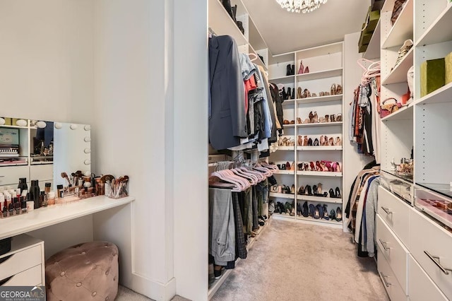 2543 Oakbourne Ln Unit 14, Smyrna, GA 30080 - walk in closet with light carpet