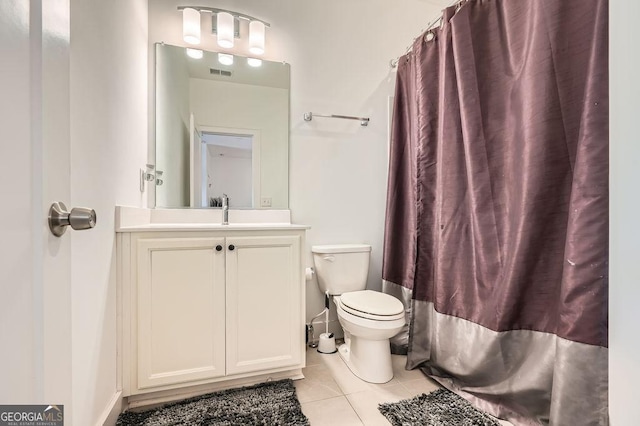 2543 Oakbourne Ln Unit 14, Smyrna, GA 30080 - full bathroom with tile patterned flooring, toilet, and vanity