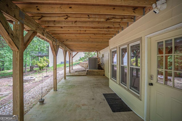 1325 Starboard Way, Cumming, GA 30041 - view of patio / terrace with central air condition unit