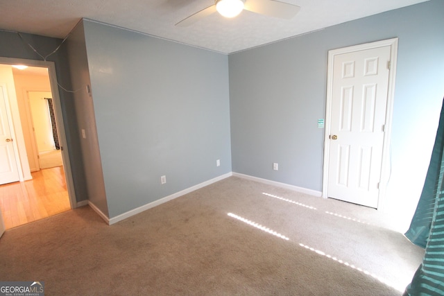 7976 Big Creek Pl, Columbus, GA 31904 - unfurnished bedroom featuring carpet floors, baseboards, and a ceiling fan