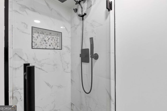 5706 Brookstone Walk NW, Acworth, GA 30101 - bathroom view of a marble finish shower