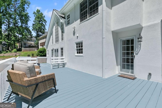 5706 Brookstone Walk NW, Acworth, GA 30101 - view of wooden deck
