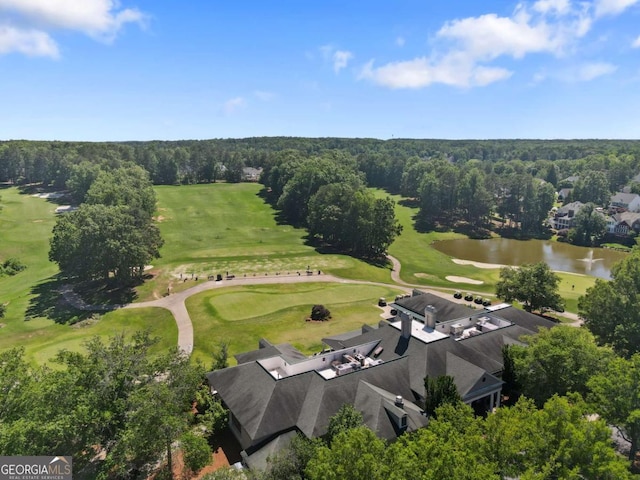 5706 Brookstone Walk NW, Acworth, GA 30101 - aerial view of a large body of water and a golf course