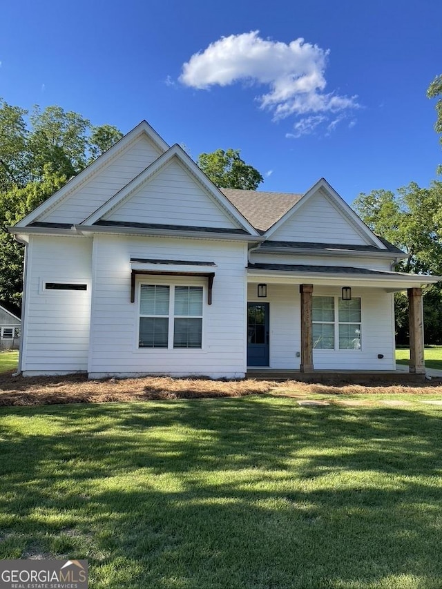 15785 Concord St, Zebulon, GA 30295 - view of front facade featuring a front yard and a porch