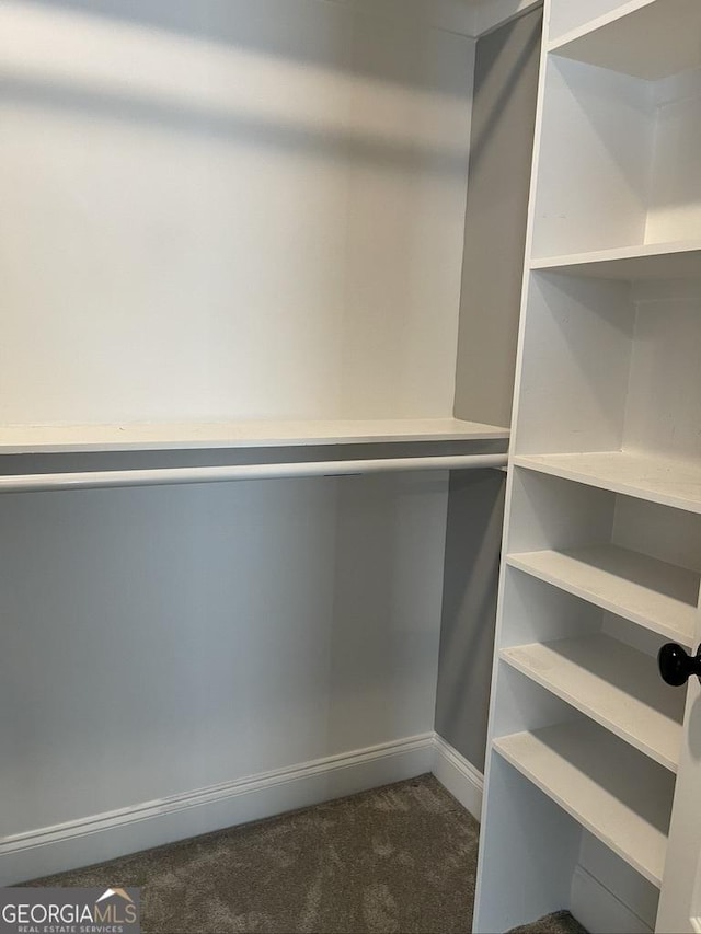15785 Concord St, Zebulon, GA 30295 - walk in closet featuring dark carpet