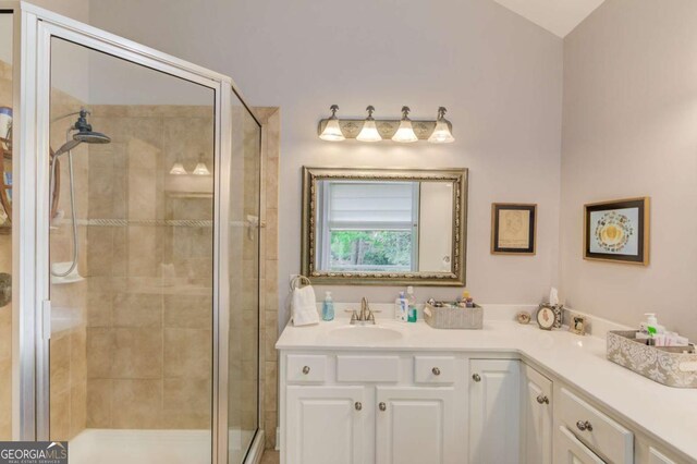 901 Providence Ln, Monroe, GA 30656 - full bathroom with a shower stall and vanity