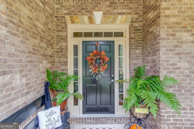 901 Providence Ln, Monroe, GA 30656 - property entrance featuring brick siding
