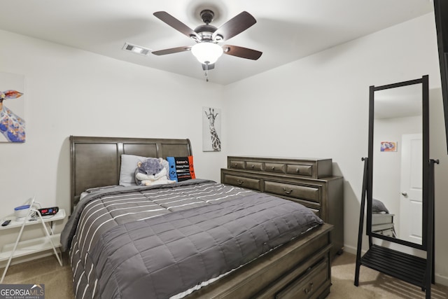 178 Munira Ln SW, South Fulton, GA 30331 - carpeted bedroom with baseboards and ceiling fan
