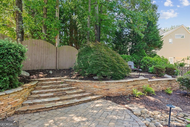 750 Highview Ct, Woodstock, GA 30189 - view of patio / terrace with a gate
