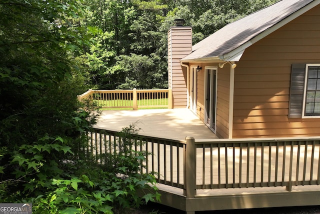 166 Walnut Cv, Dawsonville, GA 30534 - view of wooden deck