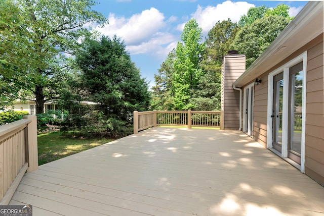 166 Walnut Cv, Dawsonville, GA 30534 - view of wooden deck