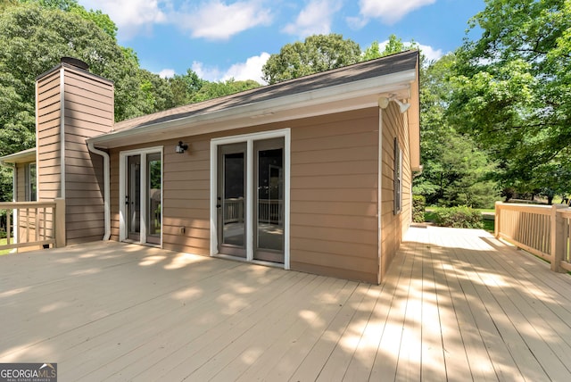 166 Walnut Cv, Dawsonville, GA 30534 - view of wooden deck