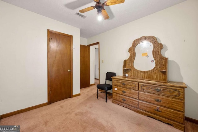 7281 Fernwood Dr, Riverdale, GA 30296 - bedroom featuring carpet flooring, baseboards, and a ceiling fan