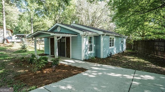 4443 Toonigh Rd, Acworth, GA 30101 - view of outdoor structure with view of wooded area