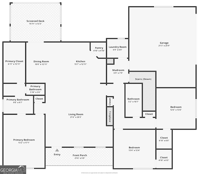 210 Birmingham Rd, Ball Ground, GA 30107 - room layout