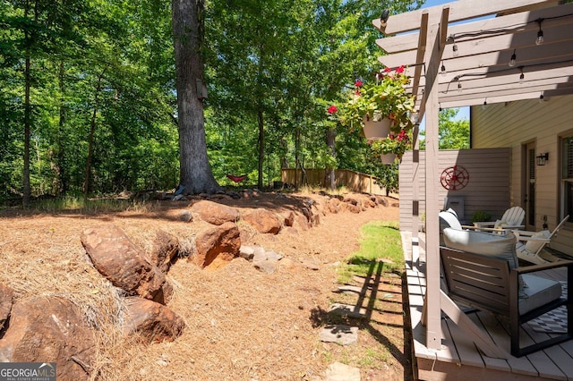 2470 Anderson Estates Ct, Marietta, GA 30064 - view of yard featuring a pergola