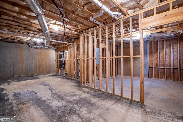 217 Huntington Shoals Dr, Athens, GA 30606 - unfinished below grade area featuring electric panel