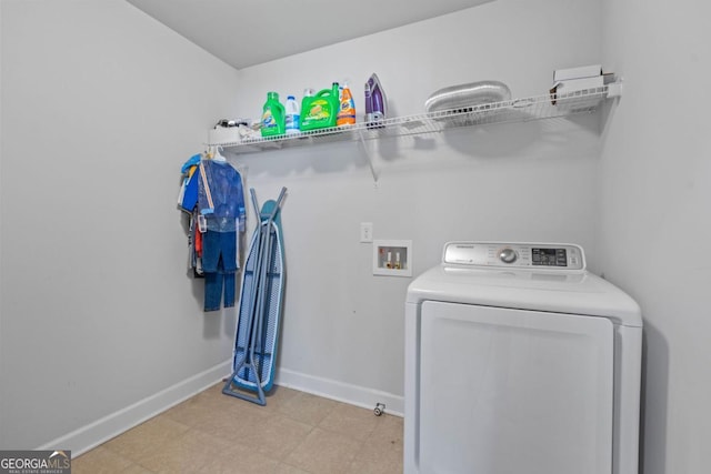 55 Clubhouse Way, Acworth, GA 30101 - washroom featuring washer / clothes dryer and baseboards