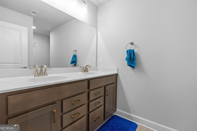 55 Clubhouse Way, Acworth, GA 30101 - full bath featuring double vanity and tile patterned floors