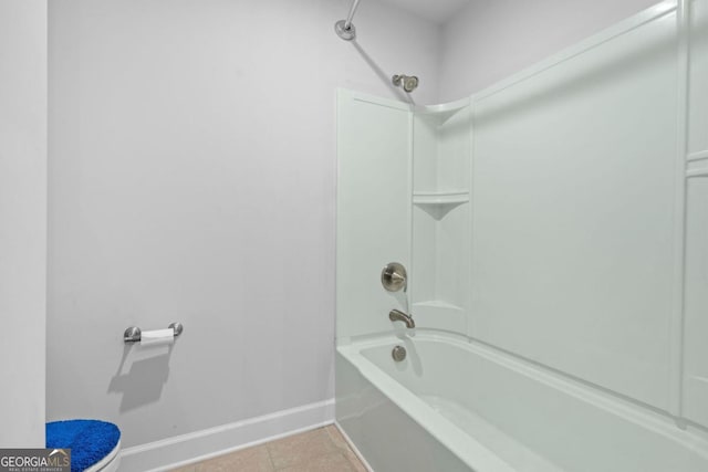 55 Clubhouse Way, Acworth, GA 30101 - bathroom featuring shower / washtub combination and tile patterned floors