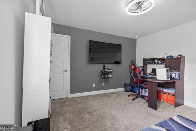 55 Clubhouse Way, Acworth, GA 30101 - carpeted office space with baseboards