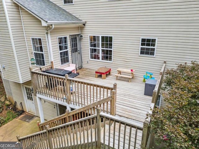 25 Grange Ct, Sharpsburg, GA 30277 - view of wooden terrace